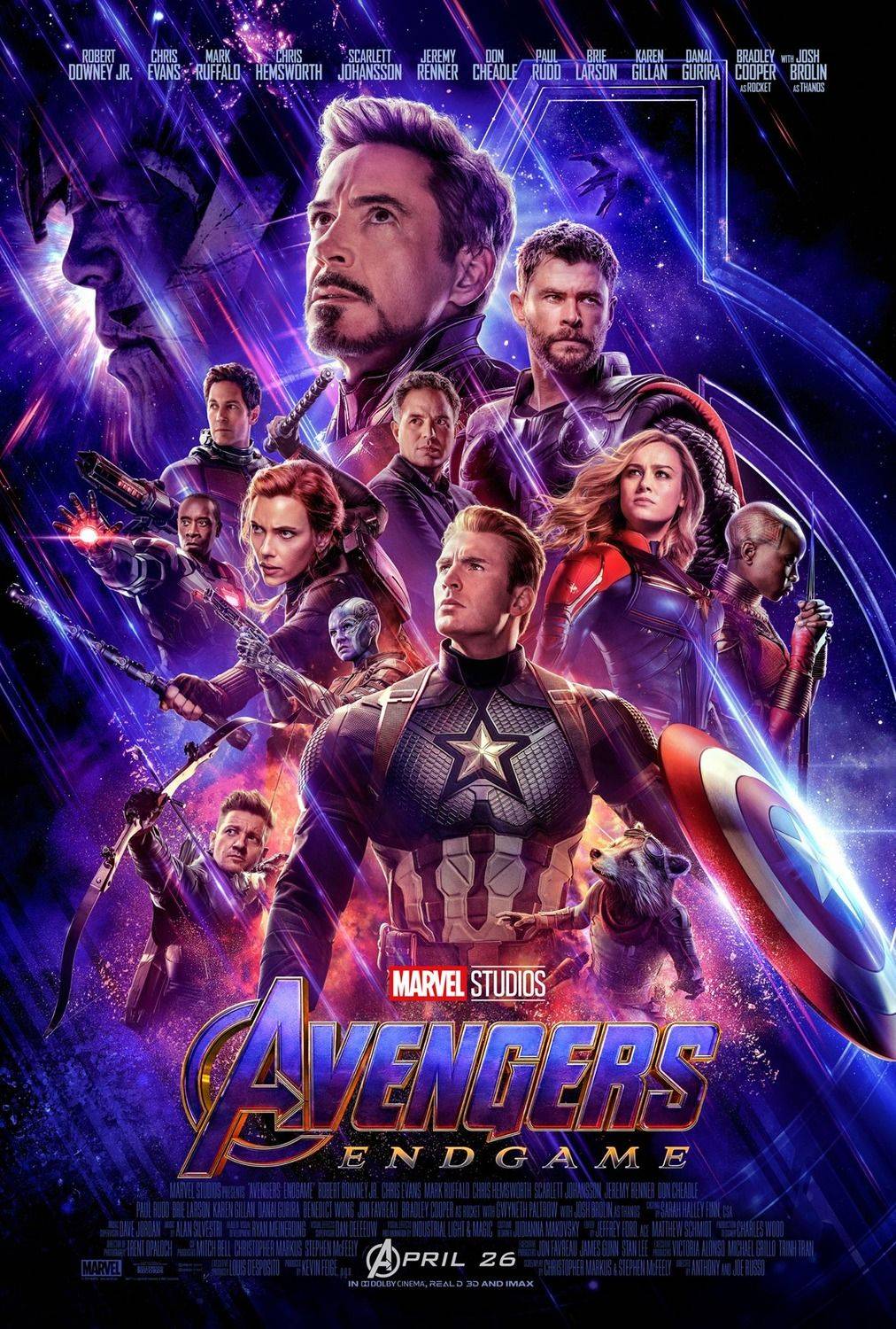 Avengers Endgame Official Movie Poster